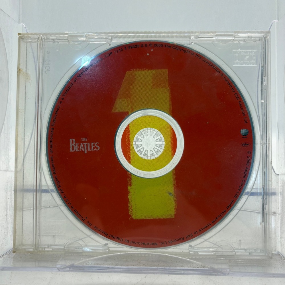 The Beatles 1 Greatest Hits CD Album 2000 Compilation CDP 7243 5 29325 2 8